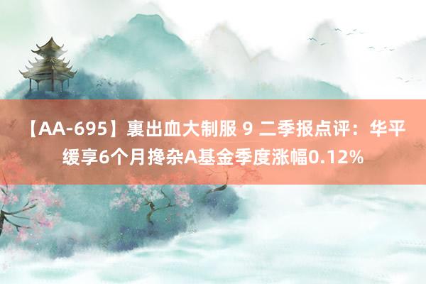 【AA-695】裏出血大制服 9 二季报点评：华平缓享6个月搀杂A基金季度涨幅0.12%