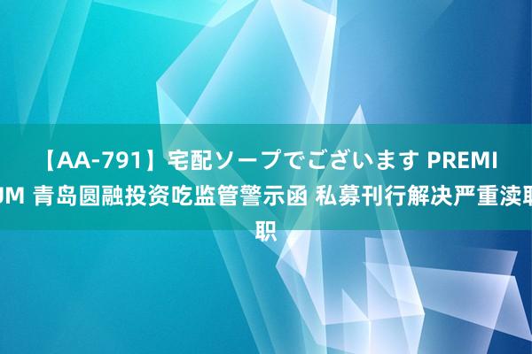 【AA-791】宅配ソープでございます PREMIUM 青岛圆融投资吃监管警示函 私募刊行解决严重渎职