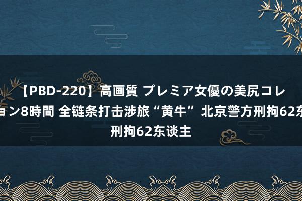 【PBD-220】高画質 プレミア女優の美尻コレクション8時間 全链条打击涉旅“黄牛” 北京警方刑拘62东谈主