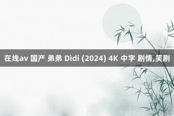 在线av 国产 弟弟 Dìdi (2024) 4K 中字 剧情，笑剧